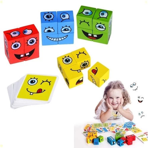 Cubo Das Emoções Brinquedo Educativo