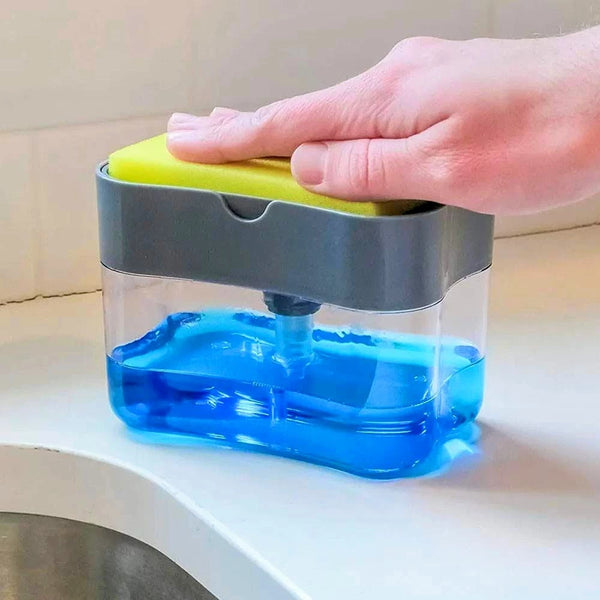 Dispenser De Detergente E Porta Esponja